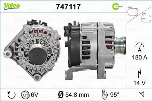 Valeo 747117 - Alternator furqanavto.az