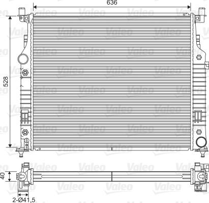 Valeo 701569 - Radiator, mühərrikin soyudulması furqanavto.az