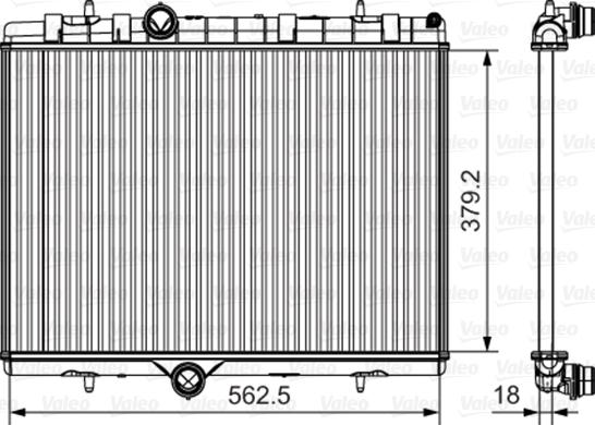 Valeo 701507 - Radiator, mühərrikin soyudulması furqanavto.az