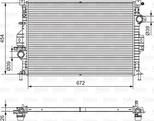 Valeo 701536 - Radiator, mühərrikin soyudulması furqanavto.az