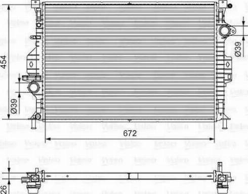 Ava Quality Cooling FD 2425 - Radiator, mühərrikin soyudulması furqanavto.az