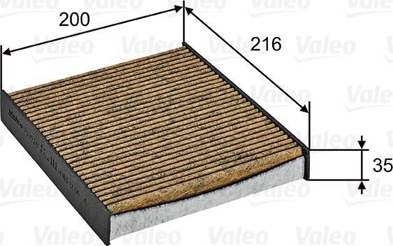 Valeo 701026 - Filtr, daxili hava furqanavto.az