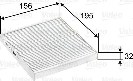 Valeo 715637 - Filtr, daxili hava furqanavto.az