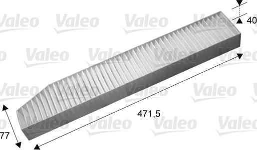 Valeo 715670 - Filtr, daxili hava furqanavto.az