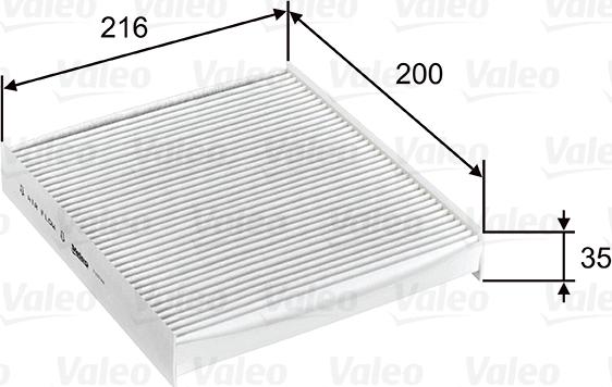 Valeo 715746 - Filtr, daxili hava furqanavto.az