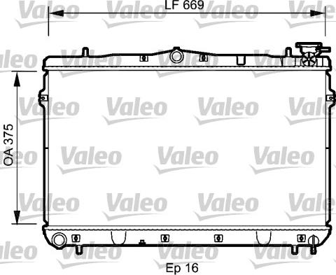 Valeo 734950 - Radiator, mühərrikin soyudulması furqanavto.az