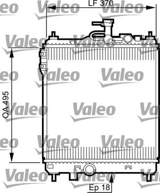 Valeo 734914 - Radiator, mühərrikin soyudulması furqanavto.az