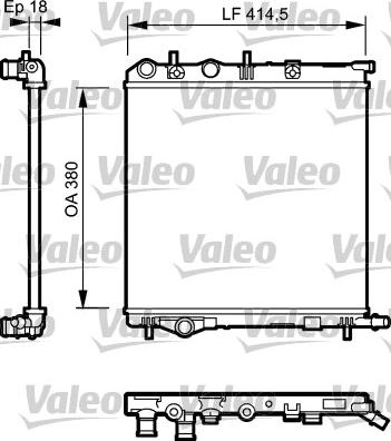 Valeo 734921 - Radiator, mühərrikin soyudulması furqanavto.az