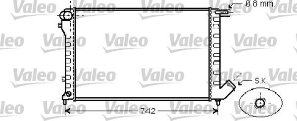 Valeo 734456 - Radiator, mühərrikin soyudulması furqanavto.az