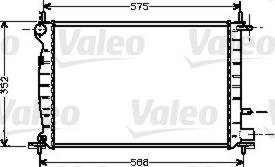 Valeo 734543 - Radiator, mühərrikin soyudulması furqanavto.az