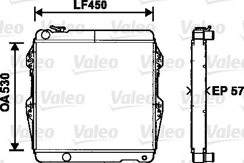 Valeo 734515 - Radiator, mühərrikin soyudulması furqanavto.az