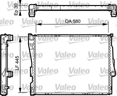 Valeo 734589 - Radiator, mühərrikin soyudulması furqanavto.az