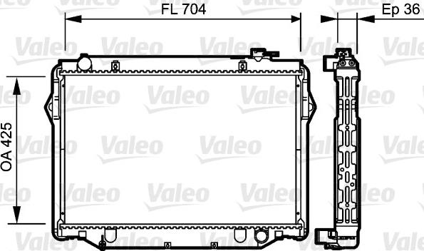 Valeo 734189 - Radiator, mühərrikin soyudulması furqanavto.az