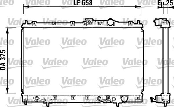 Valeo 734127 - Radiator, mühərrikin soyudulması furqanavto.az