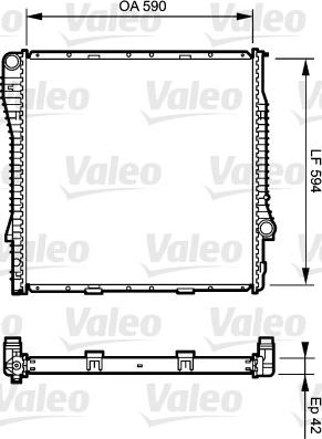 Valeo 734894 - Radiator, mühərrikin soyudulması furqanavto.az