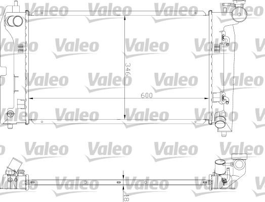 Valeo 734851 - Radiator, mühərrikin soyudulması furqanavto.az