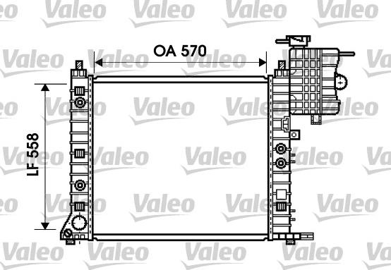 Valeo 734806 - Radiator, mühərrikin soyudulması furqanavto.az