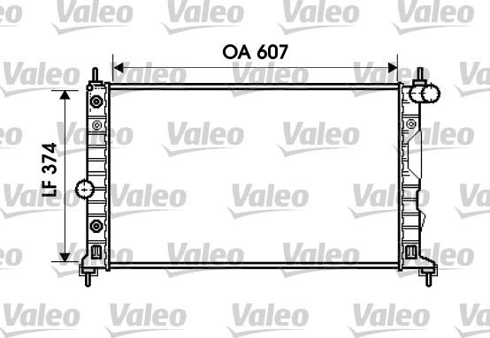 Valeo 734831 - Radiator, mühərrikin soyudulması furqanavto.az