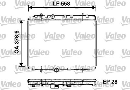 Valeo 734398 - Radiator, mühərrikin soyudulması furqanavto.az