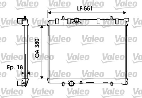 Valeo 734346 - Radiator, mühərrikin soyudulması furqanavto.az