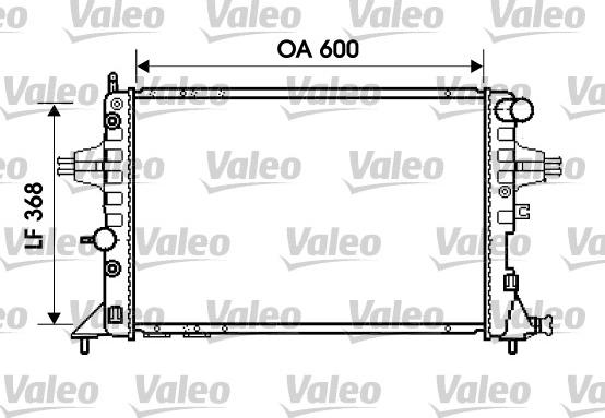 Valeo 734388 - Radiator, mühərrikin soyudulması furqanavto.az