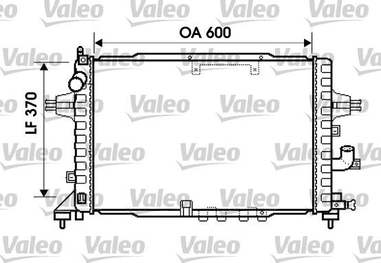 Valeo 734383 - Radiator, mühərrikin soyudulması furqanavto.az