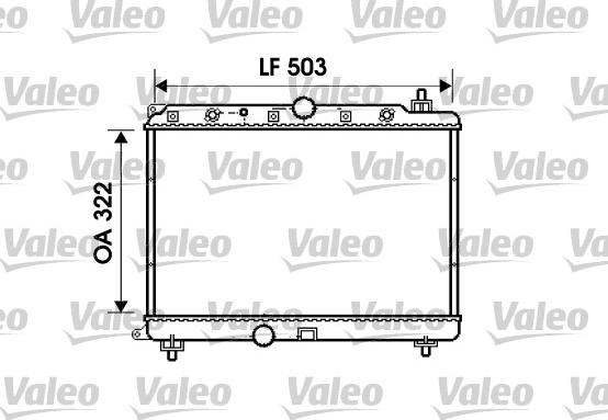 Valeo 734290 - Radiator, mühərrikin soyudulması furqanavto.az