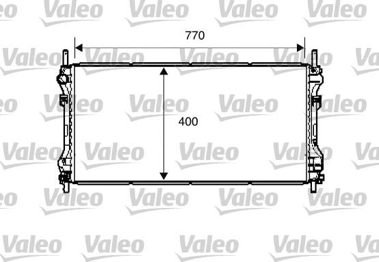 Valeo 734291 - Radiator, mühərrikin soyudulması furqanavto.az