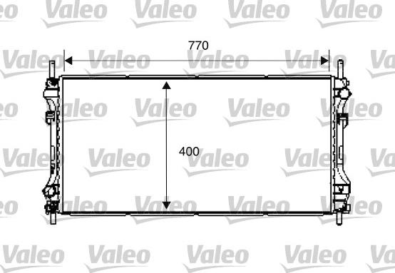 Valeo 734292 - Radiator, mühərrikin soyudulması furqanavto.az