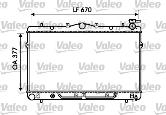 Valeo 734258 - Radiator, mühərrikin soyudulması furqanavto.az