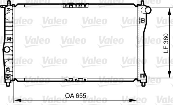 Valeo 734252 - Radiator, mühərrikin soyudulması furqanavto.az