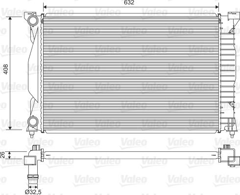 Valeo 734269 - Radiator, mühərrikin soyudulması furqanavto.az