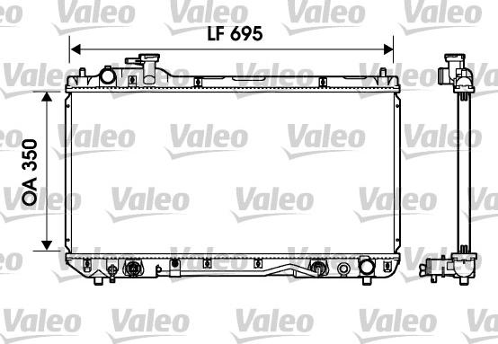 Valeo 734217 - Radiator, mühərrikin soyudulması furqanavto.az