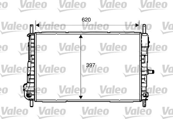 Valeo 734288 - Radiator, mühərrikin soyudulması furqanavto.az