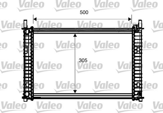 Valeo 734274 - Radiator, mühərrikin soyudulması furqanavto.az