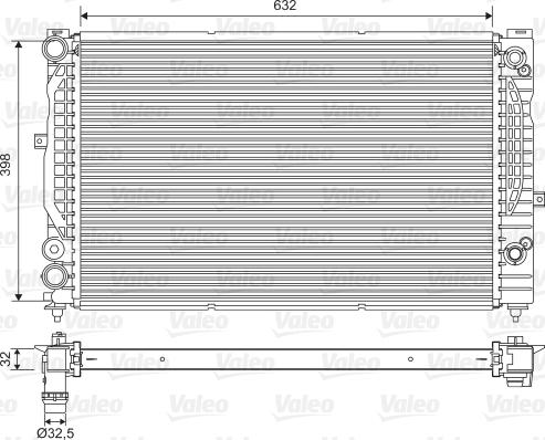 Valeo 734752 - Radiator, mühərrikin soyudulması furqanavto.az