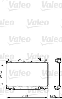 Valeo 734702 - Radiator, mühərrikin soyudulması furqanavto.az