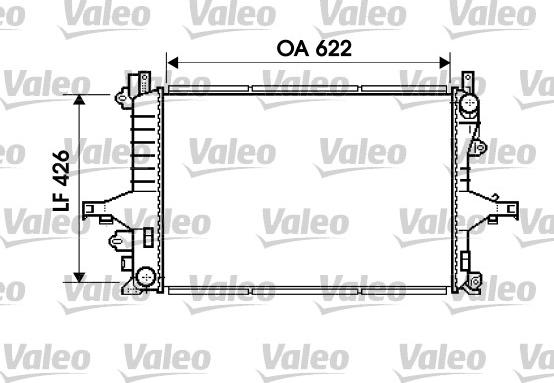 Valeo 734719 - Radiator, mühərrikin soyudulması furqanavto.az