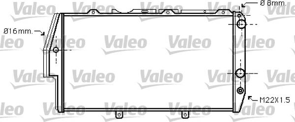 Valeo 734738 - Radiator, mühərrikin soyudulması furqanavto.az