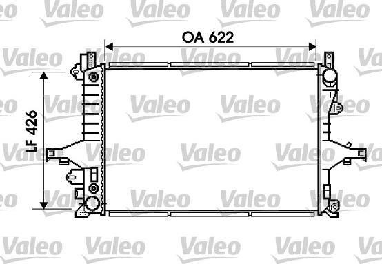 Valeo 734720 - Radiator, mühərrikin soyudulması furqanavto.az