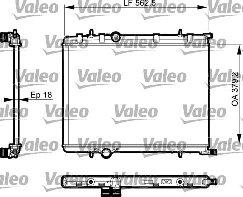 Valeo 735496 - Radiator, mühərrikin soyudulması furqanavto.az