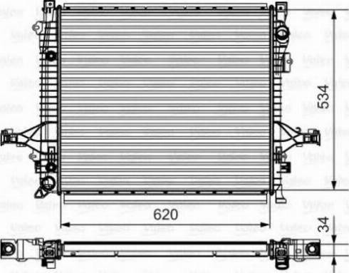 Valeo 735541 - Radiator, mühərrikin soyudulması furqanavto.az