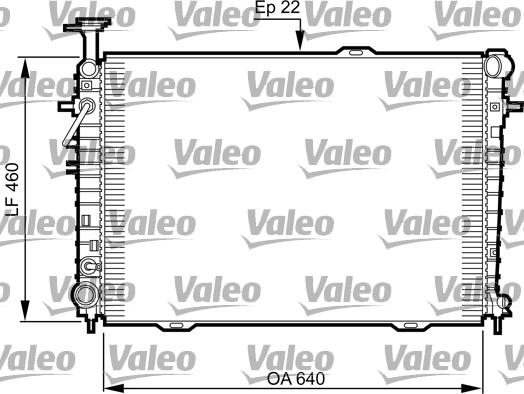 Valeo 735542 - Radiator, mühərrikin soyudulması furqanavto.az