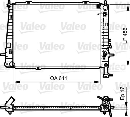 Valeo 735563 - Radiator, mühərrikin soyudulması furqanavto.az