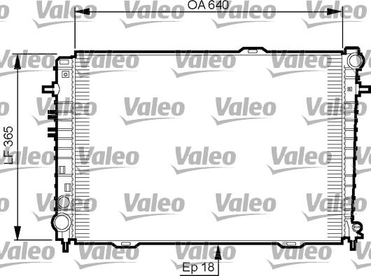 Valeo 735500 - Radiator, mühərrikin soyudulması furqanavto.az