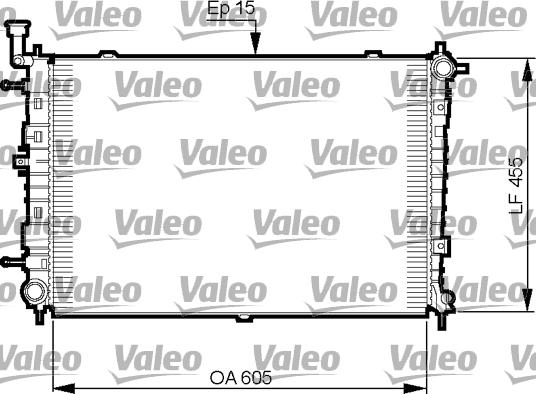 Valeo 735516 - Radiator, mühərrikin soyudulması furqanavto.az