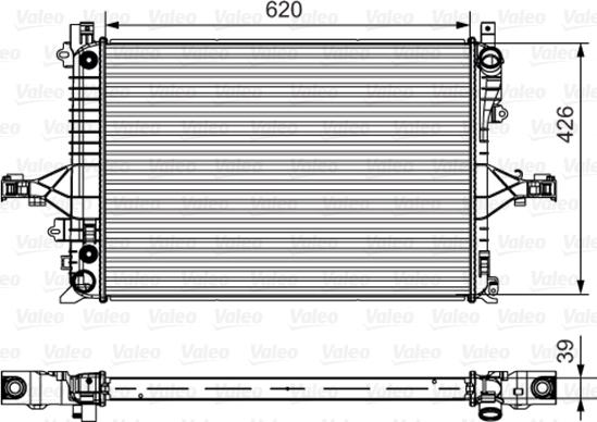 Valeo 735539 - Radiator, mühərrikin soyudulması furqanavto.az