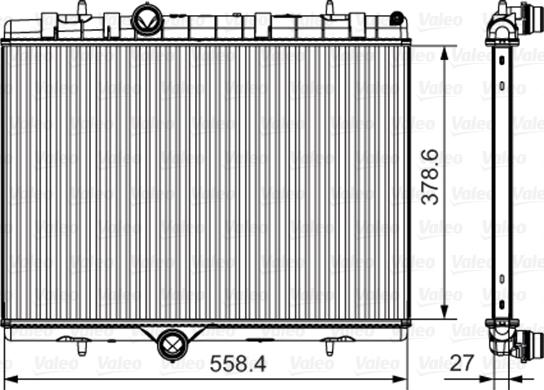 Valeo 735630 - Radiator, mühərrikin soyudulması furqanavto.az