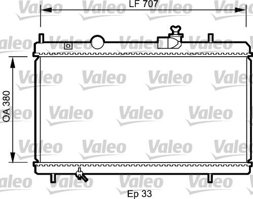 Valeo 735068 - Radiator, mühərrikin soyudulması furqanavto.az