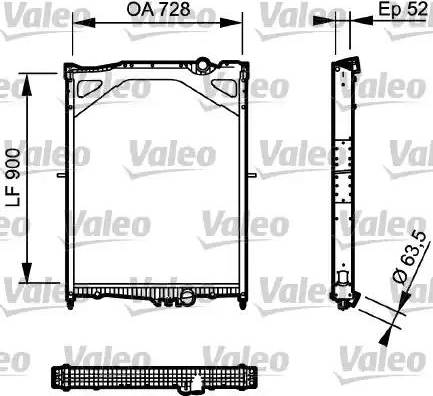 Valeo 735018 - Radiator, mühərrikin soyudulması furqanavto.az